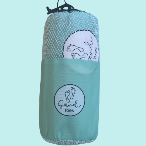 Aqua Lagoon - Adult Hoodie - Sandi Toes Drawsring Bag