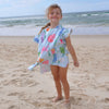 Earh and Sea kids sand free hoodies showing a 6 year old 