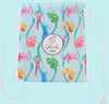 Earth and Sea - Sand-Free Beach Hoodie - Sandi Toes drawsting bag