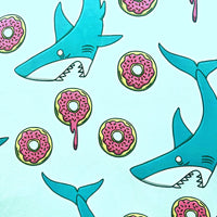 Feeding Frenzy - Sand-Free Beach Hoodie - Sandi Toes swatch