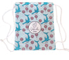 Feeding Frenzy - Sand-Free Beach Hoodie - Sandi Toes drawstring bag