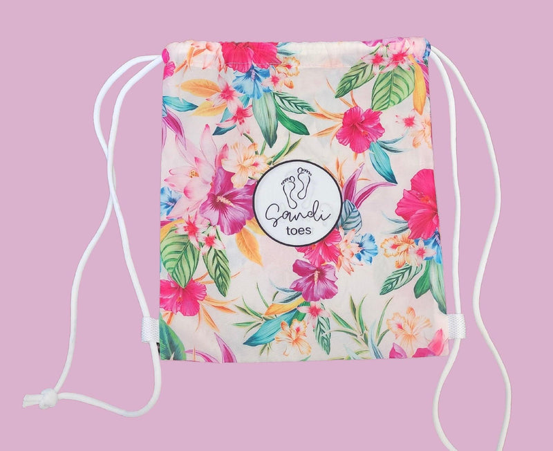 Island Princess - Sand-Free Beach Hoodie - Sandi Toes drawstring bag