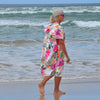 "Adult Island Princess sand-free hoodie - on the beach.