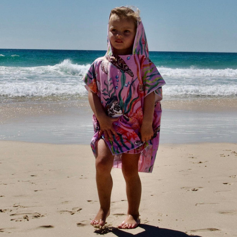 Turtle Cove - Sand-Free Beach Hoodie - Sandi Toes, small sand free hoodie