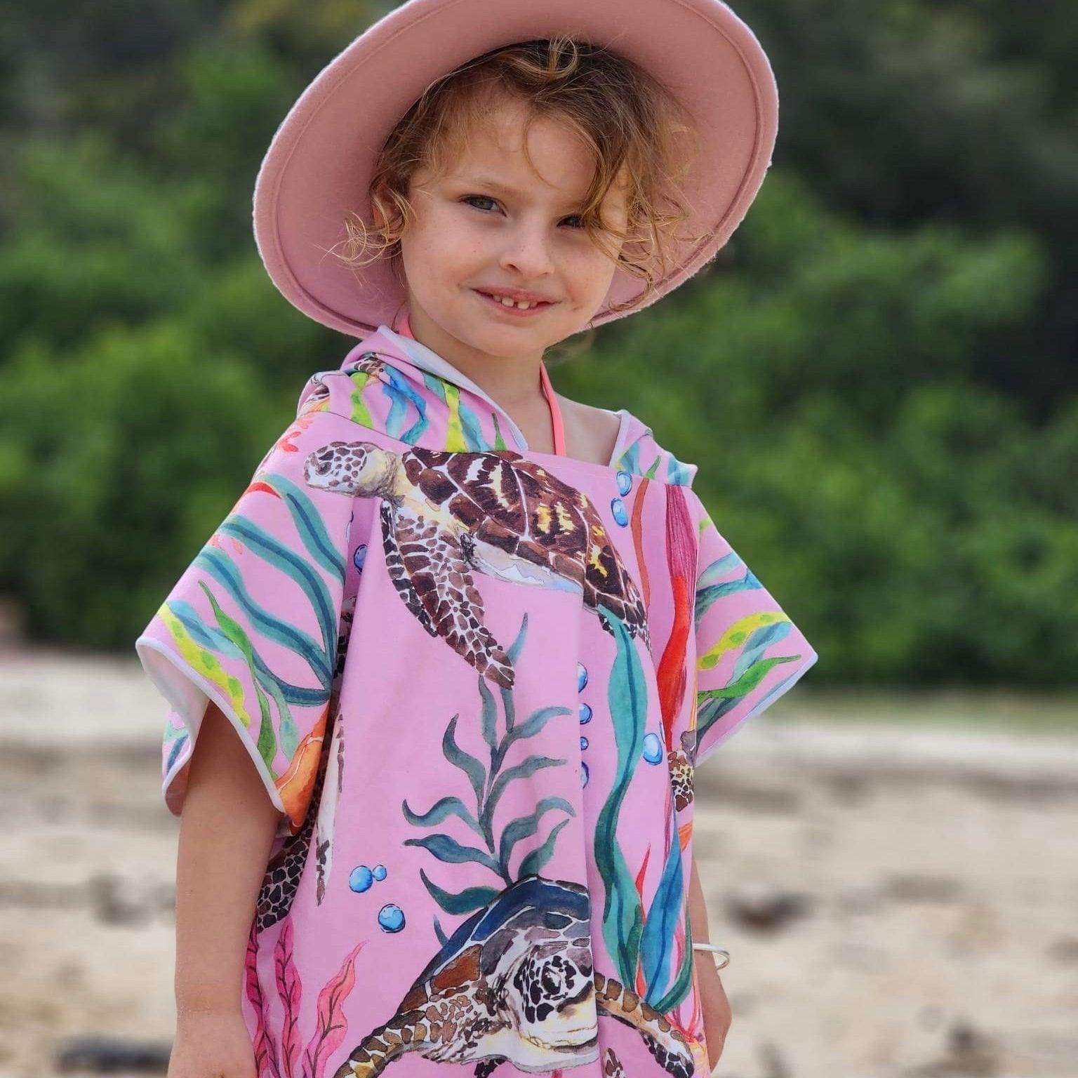 Turtle Cove - Sand-Free Beach Hoodie - Sandi Toes