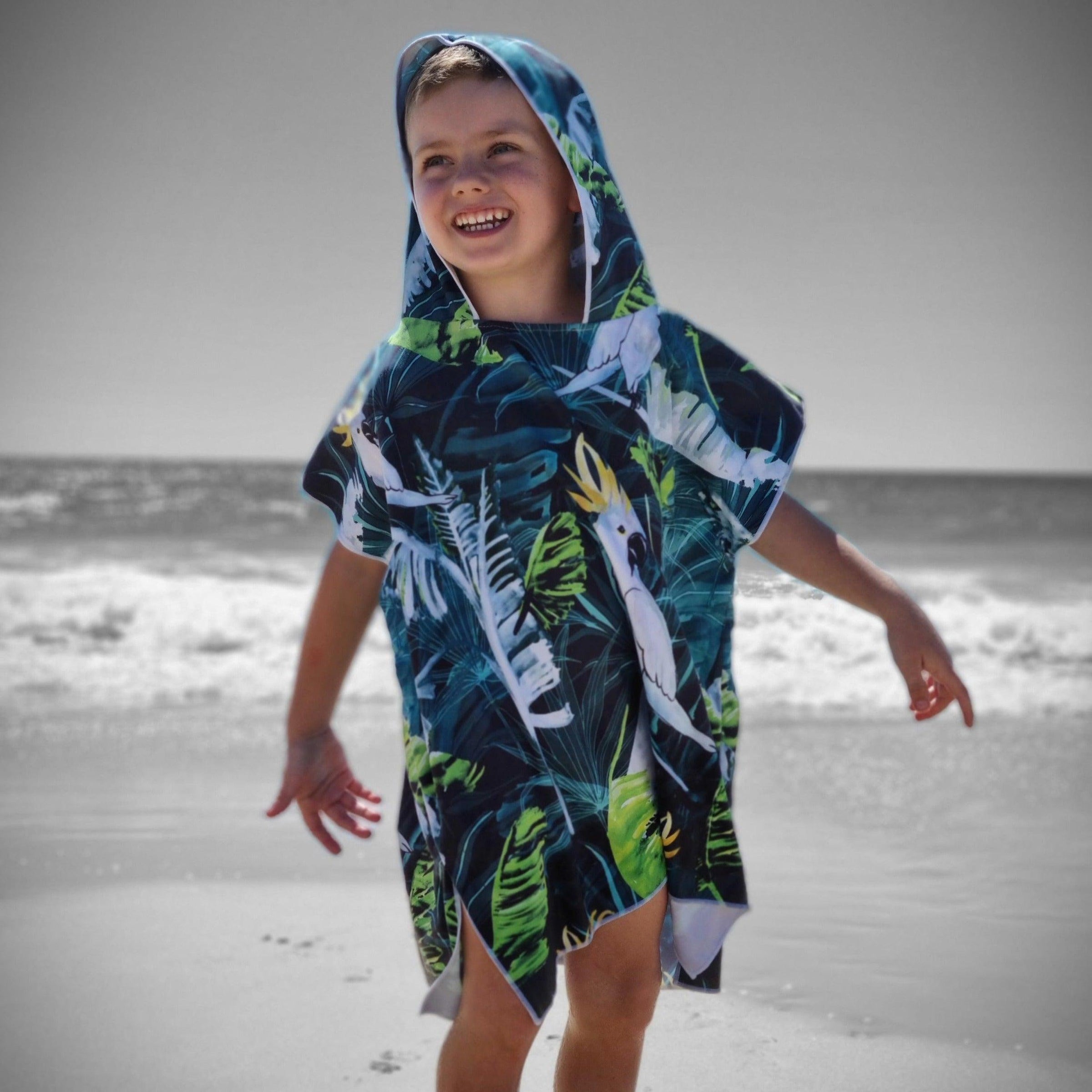 Bird of Paradise - Sand-Free Beach Hoodie - Sandi Toes happy days on the beach