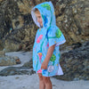 Earth and Sea - Sand-Free Beach Hoodie - Sandi Toes hood up