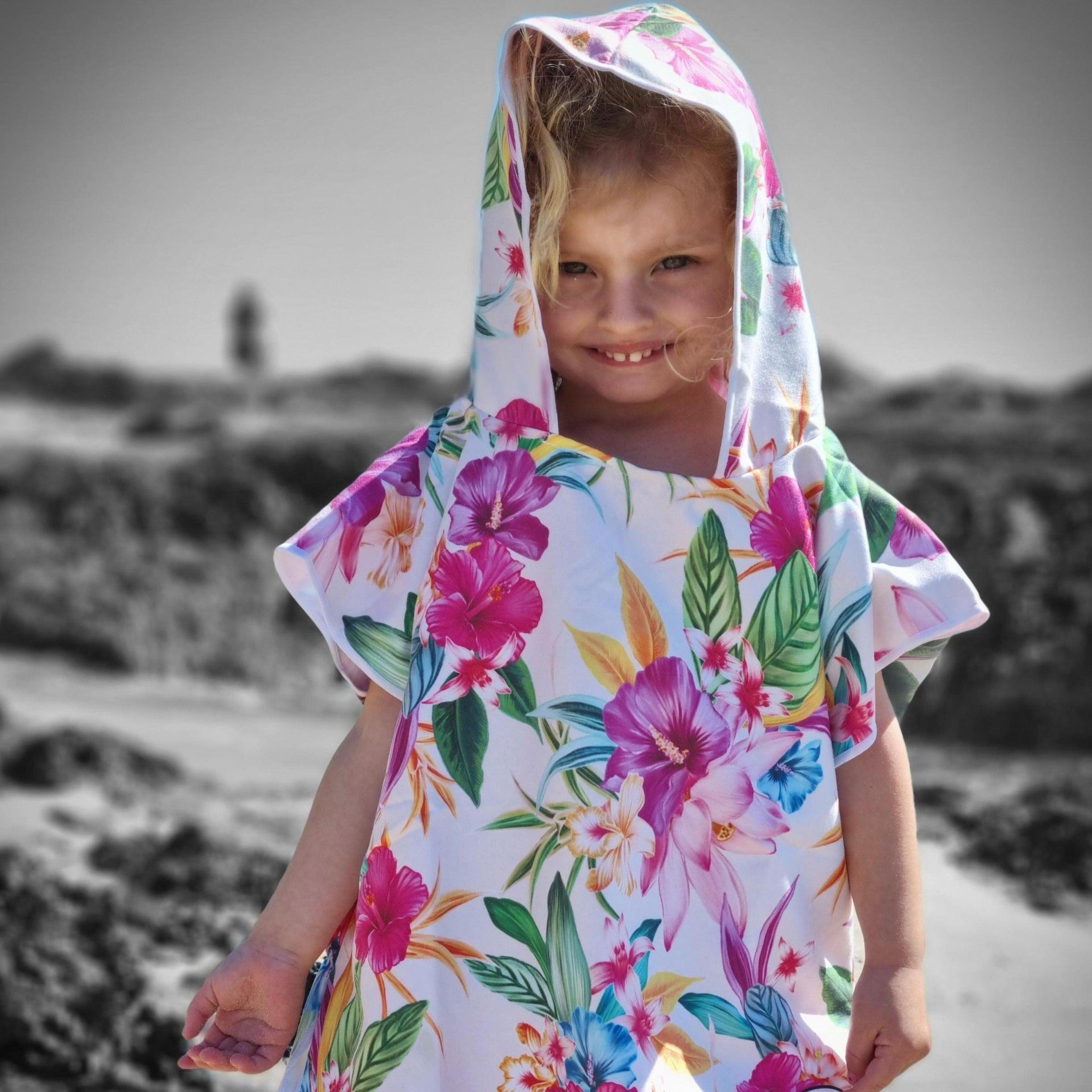 Island Princess - Sand-Free Beach Hoodie - Sandi Toes