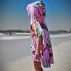 Turtle Cove - Sand-Free Beach Hoodie - Sandi Toes hood up