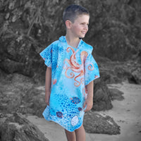 Under the Sea - Sand-Free Beach Hoodie - Sandi Toes